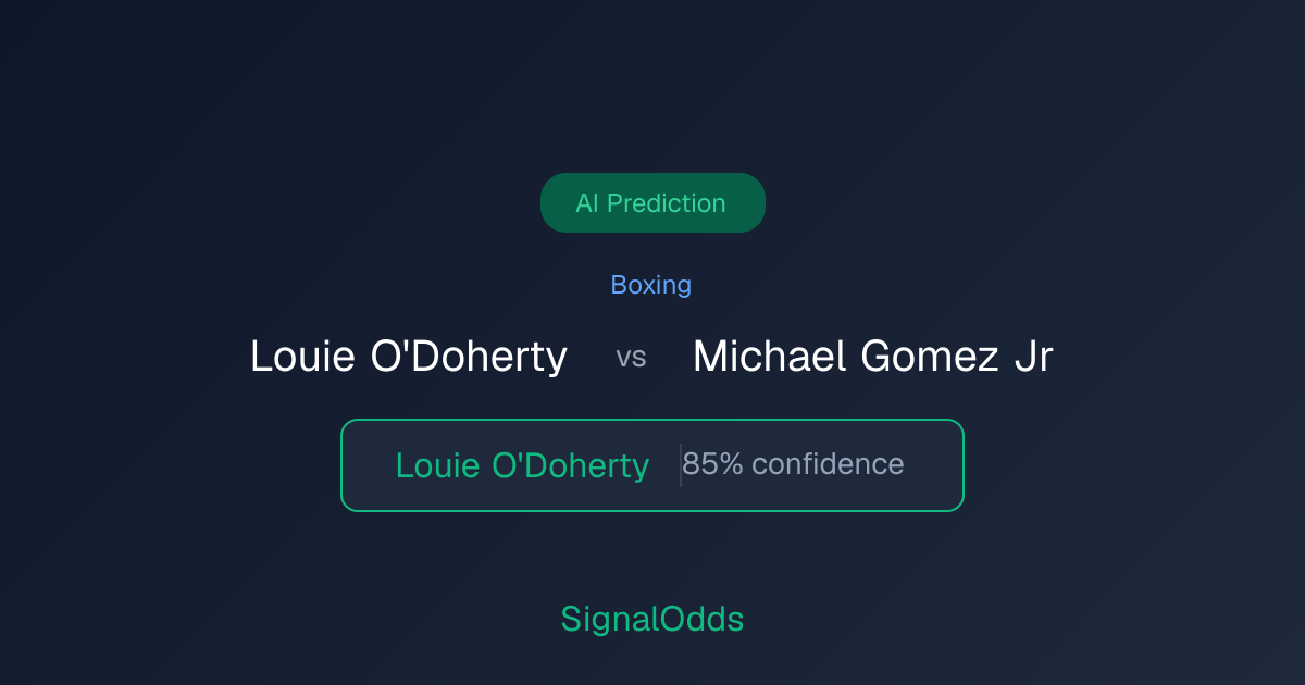 Louie O'Doherty vs Michael Gomez Jr Prediction