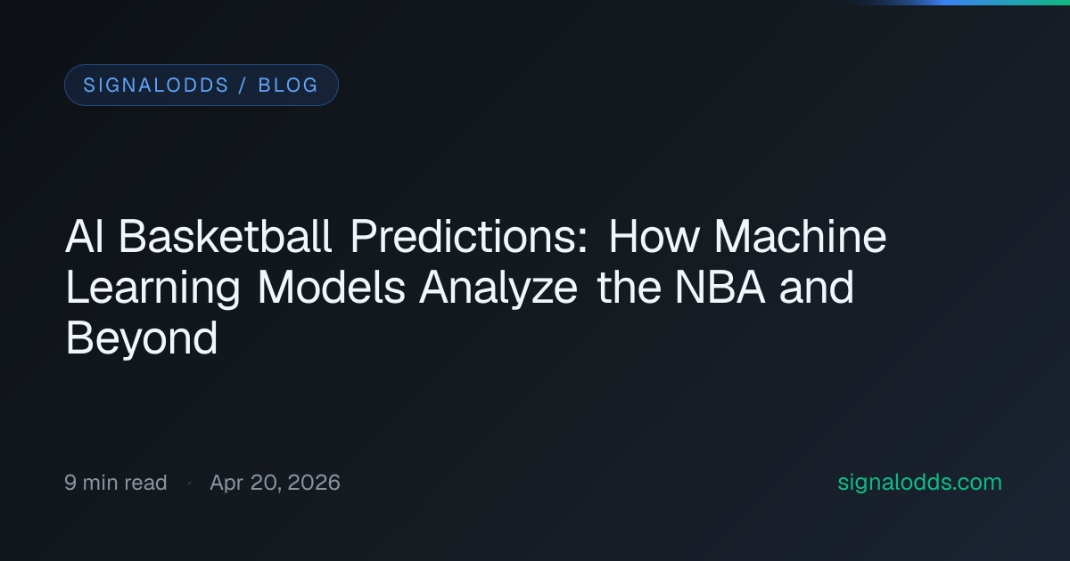 AI Basketball Predictions: How Models Forecast NBA, NBL & EuroLeague ...