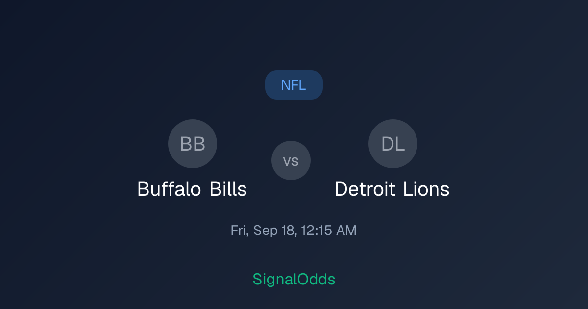 Where to Watch Buffalo Bills vs Detroit Lions