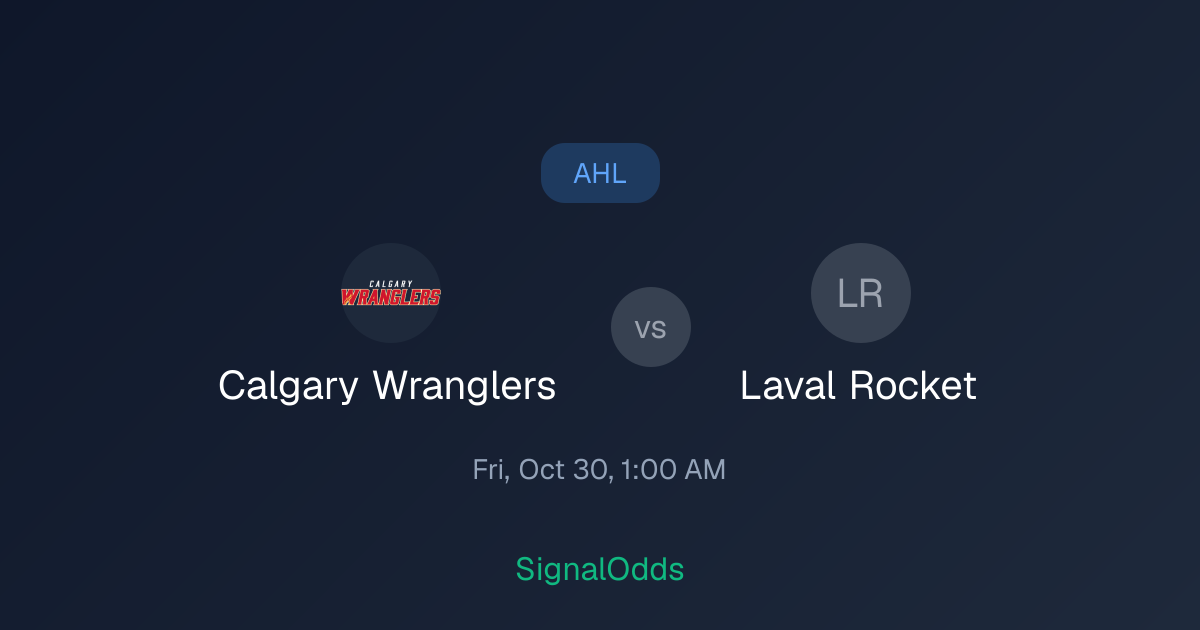 Calgary Wranglers vs Laval Rocket Head-to-Head