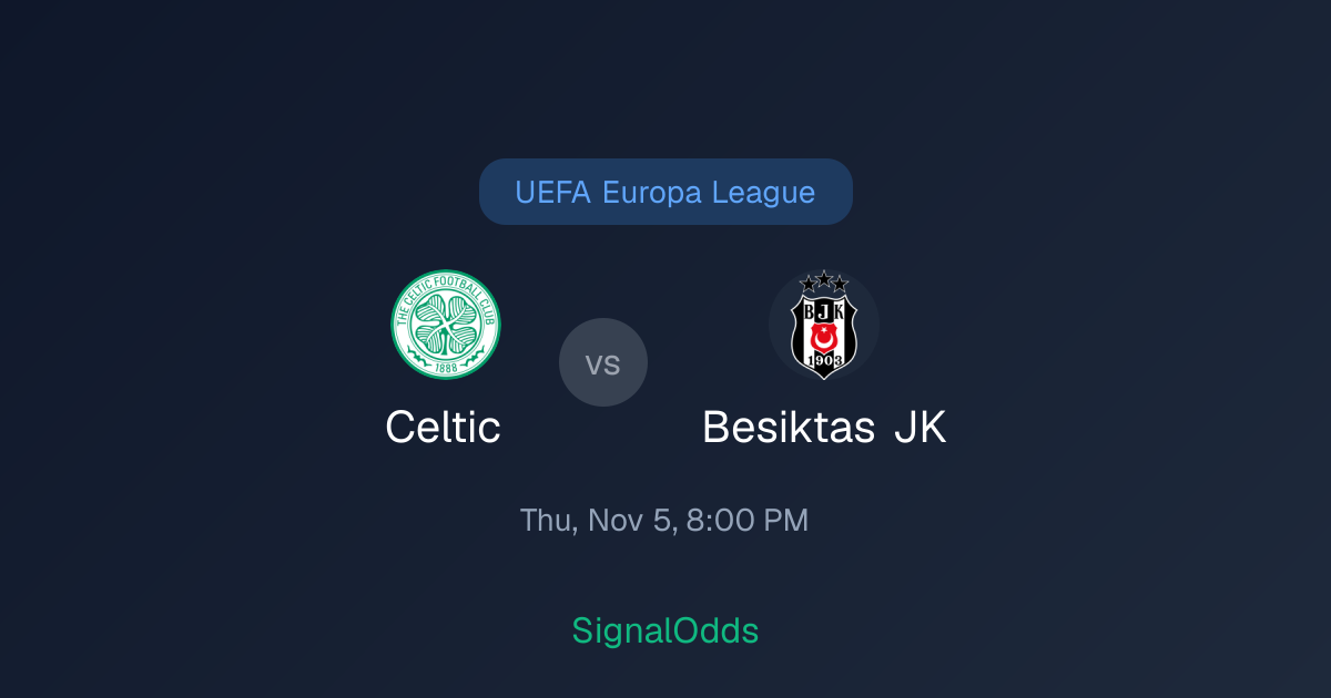 Celtic vs Besiktas JK UEFA Europa League Odds