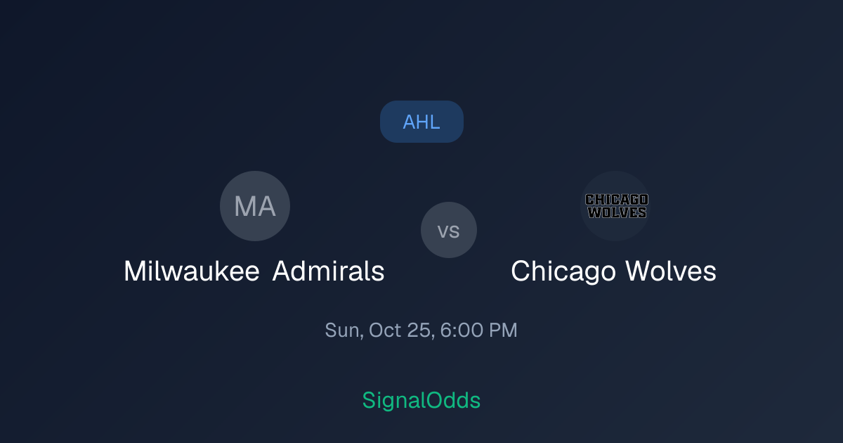 Where to Watch Chicago Wolves vs Admirals