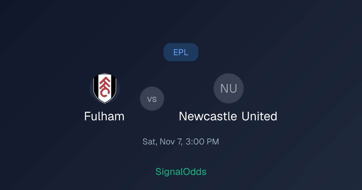 Fulham vs Newcastle United Head-to-Head