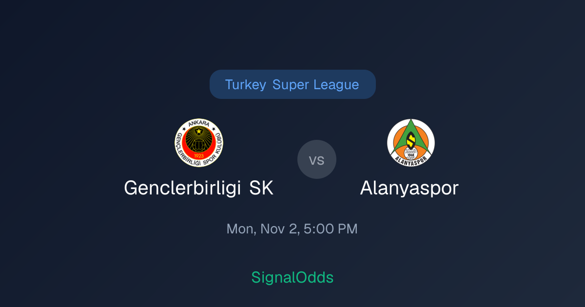 Genclerbirligi SK vs Alanyaspor Head-to-Head