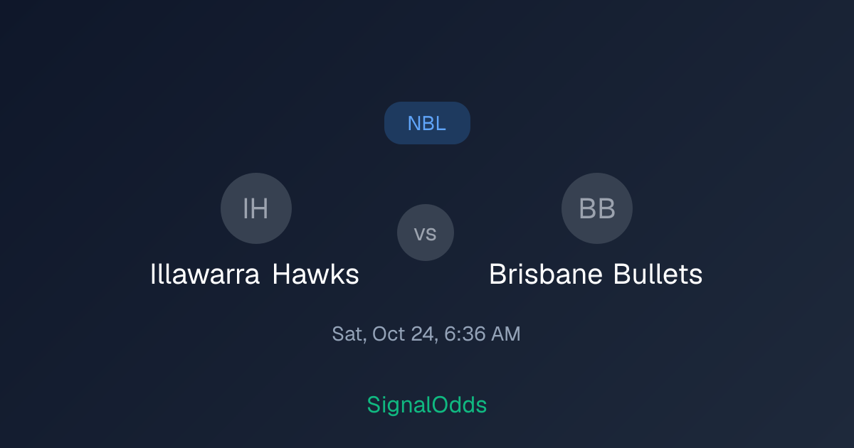 Illawarra Hawks vs Brisbane Bullets Oct 24