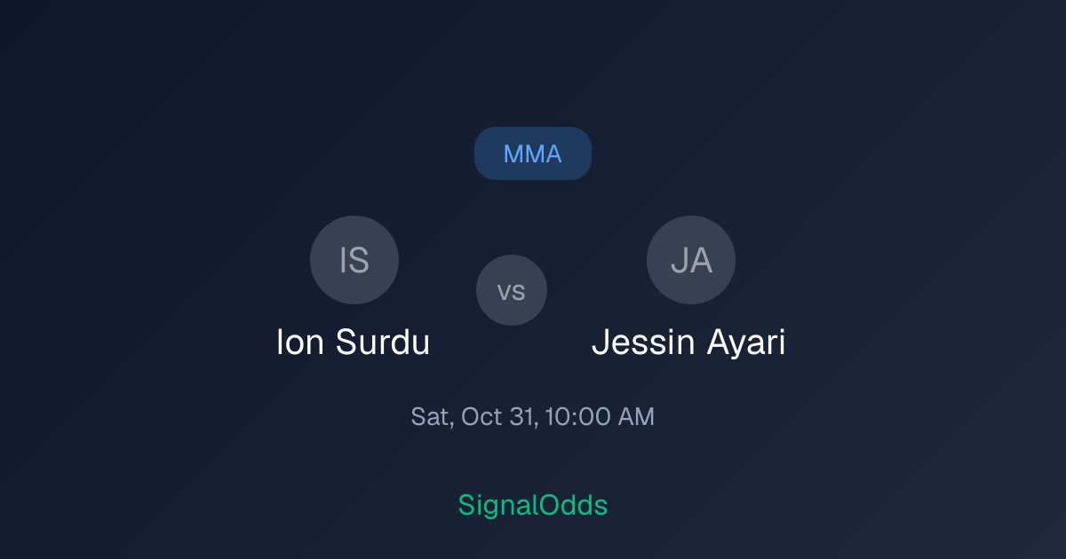 Ion Surdu vs Jessin Ayari Head-to-Head