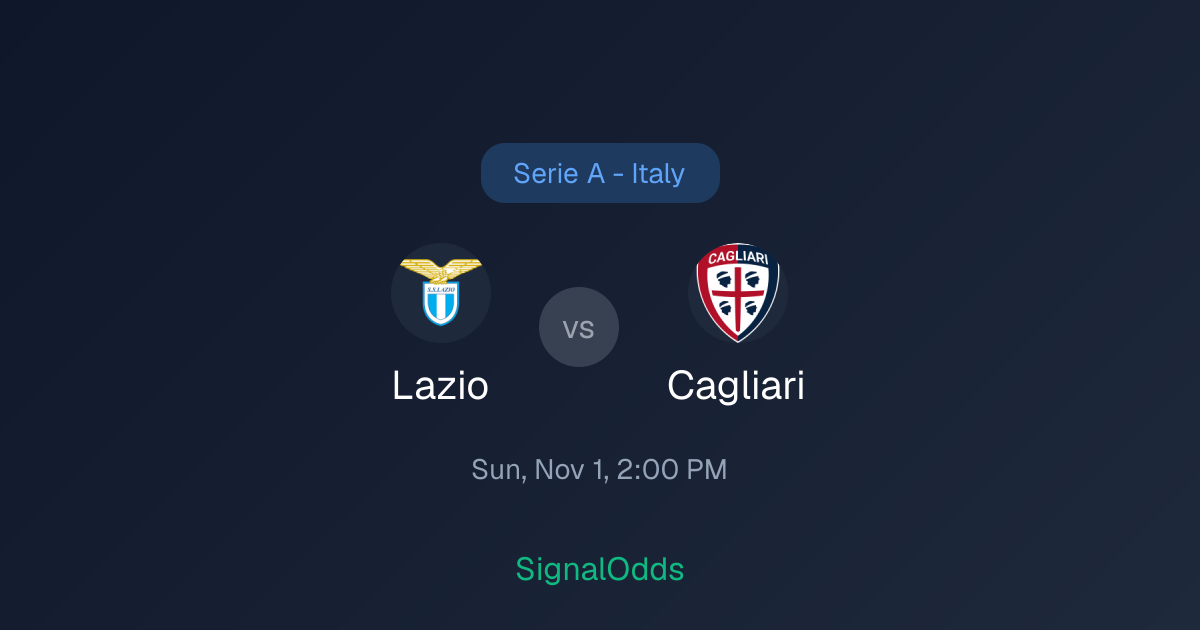Lazio vs Cagliari Head-to-Head