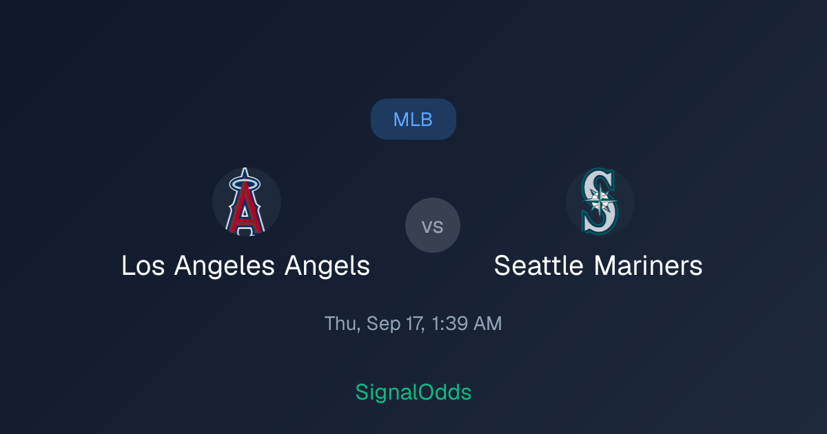 Los Angeles Angels vs Seattle Mariners Sep 17