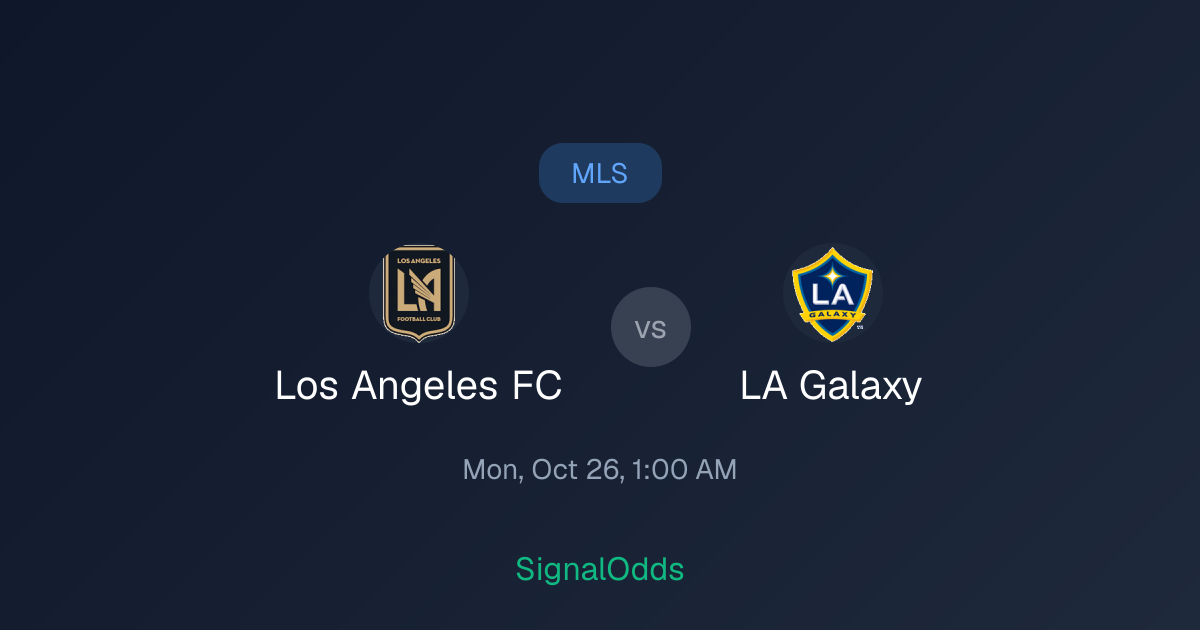 Los Angeles FC vs LA Galaxy Head-to-Head