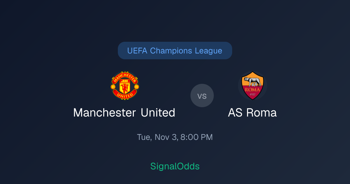 Manchester United vs AS Roma Nov 3 — Preview