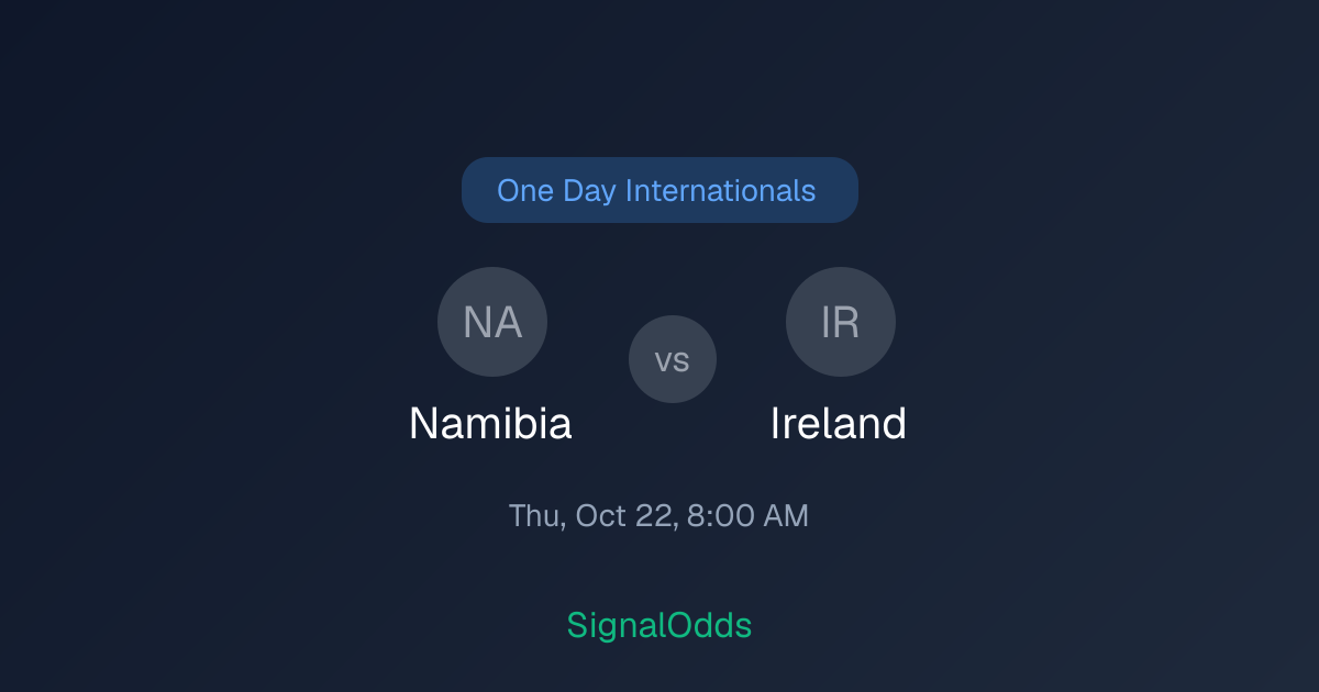 Namibia vs Ireland Head-to-Head