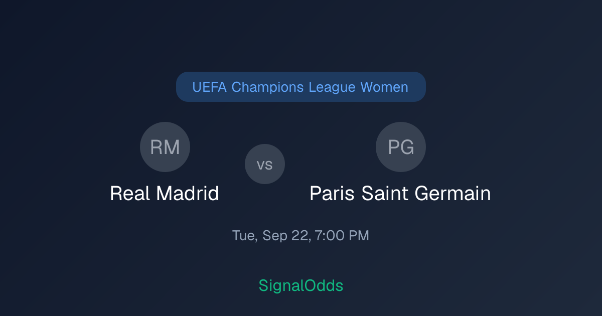 Real Madrid Vs Paris Saint Germain Odds Sep 22