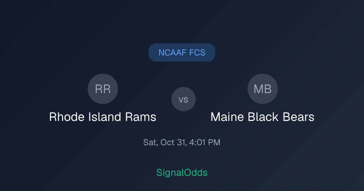 Rhode Island Rams vs Maine Black Bears Odds