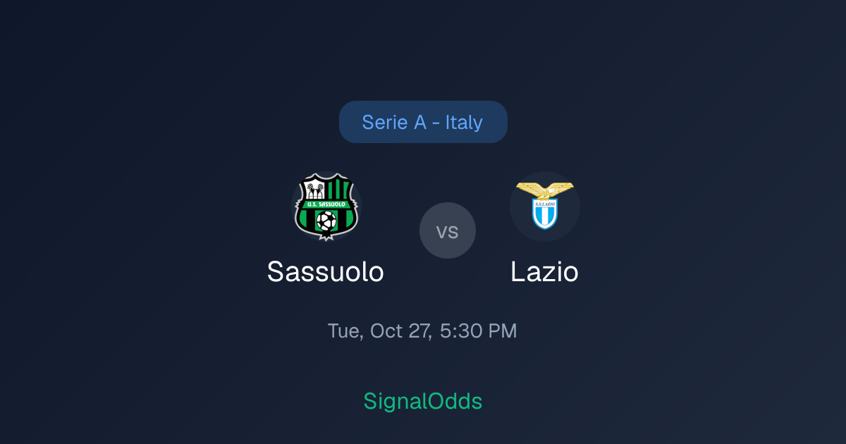 Sassuolo vs Lazio Head-to-Head