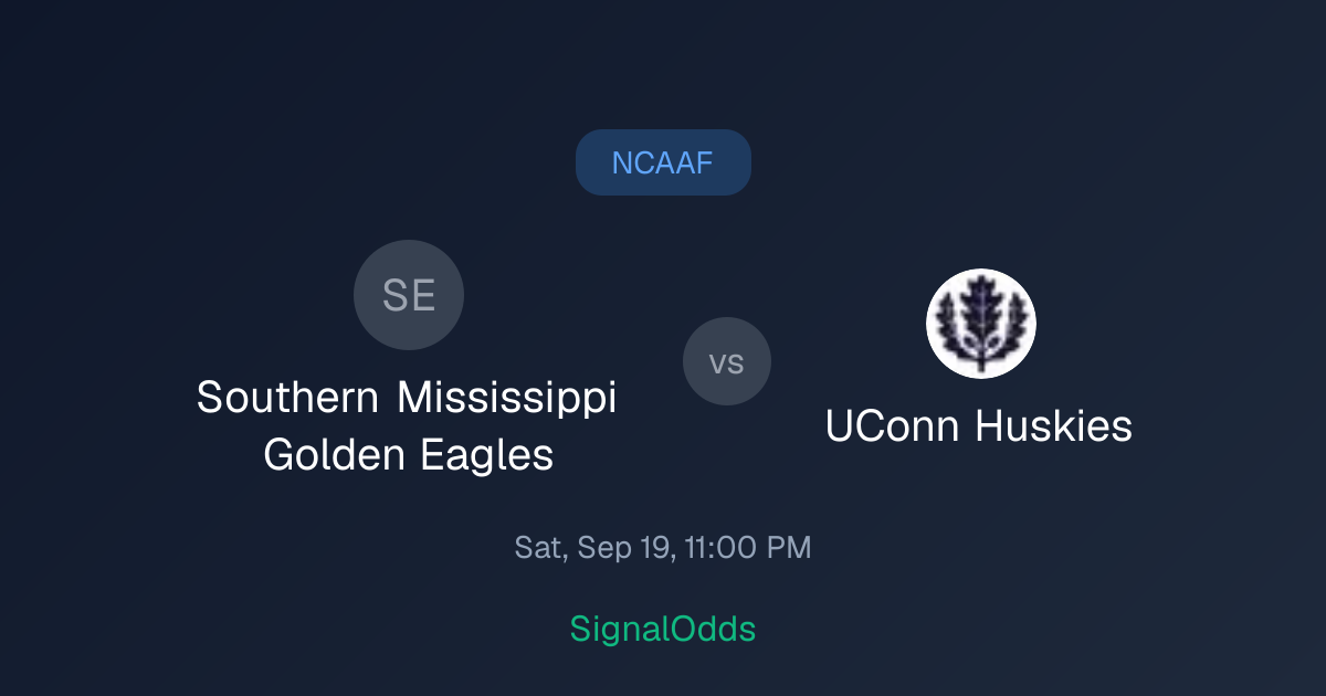 Southern Miss vs UConn Huskies Predictions