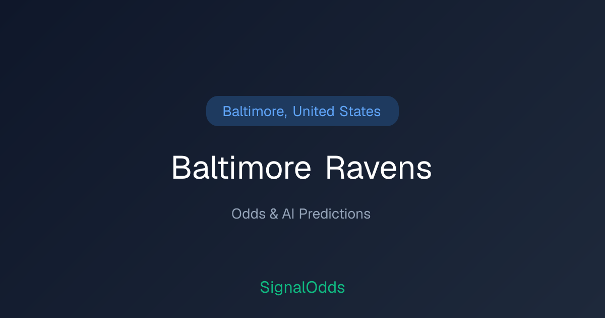 Baltimore Ravens Sure Bets — Live Arbitrage Opportunities