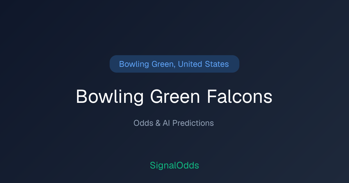 Bowling Green Falcons Odds Today: Best Betting Lines